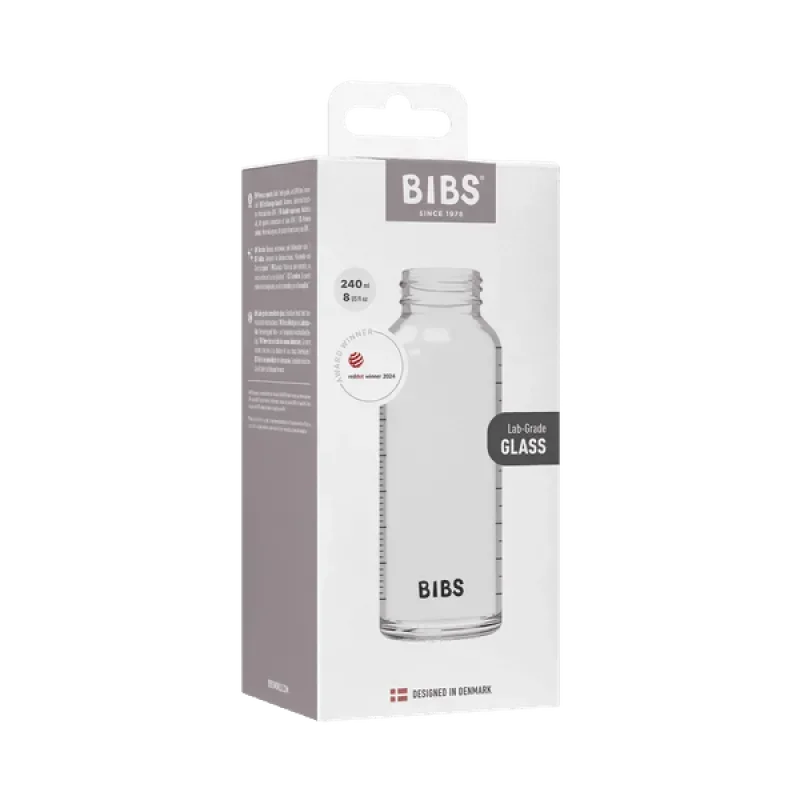 BIBS - Otroška steklena steklenička - 240 ml (del)