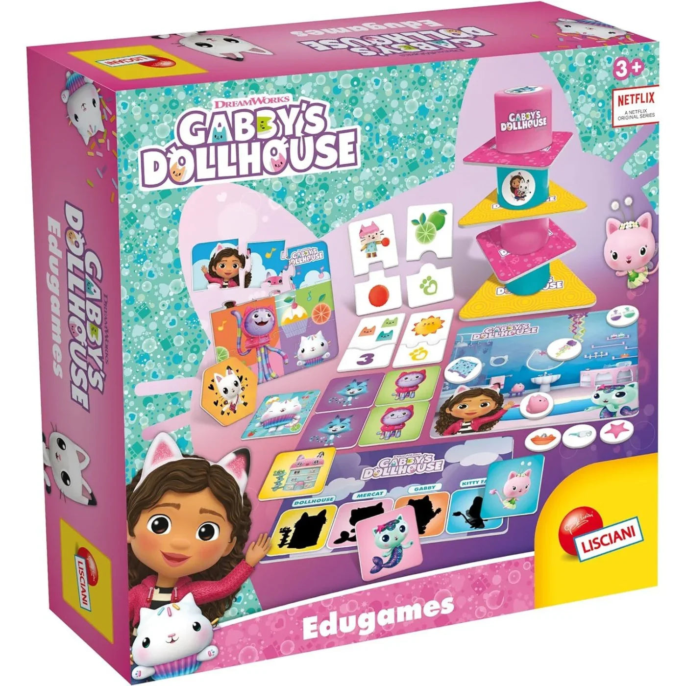 Lisciani - Gabby's Dollhouse poučne igre - L1205016 Luxbaby