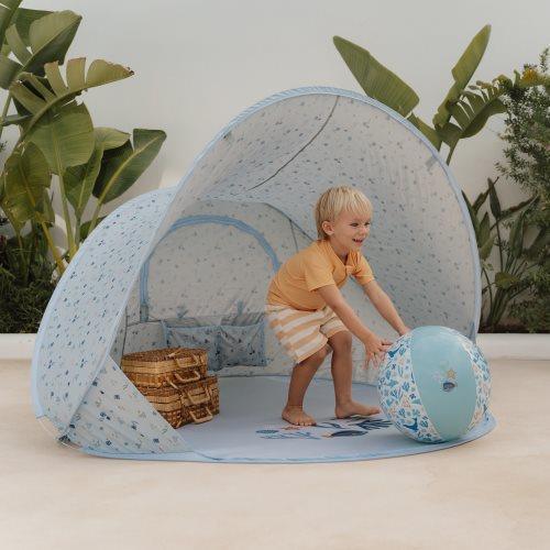 Little Dutch - Pop-up zložljiv šotor z UV zaščito - Ocean Dreams Blue