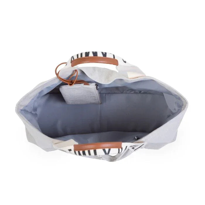 Childhome - Torba Family Bag Signature - Canvas Off White - CWFBSCOW Luxbaby