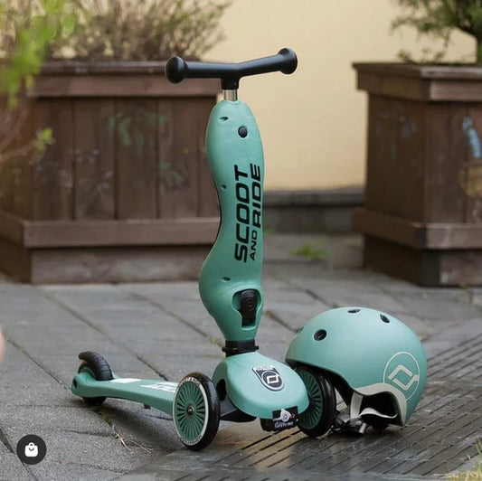 Scoot&Ride - Otroški poganjalec in skiro Highwaykick 1 - Forest - 96269 Luxbaby