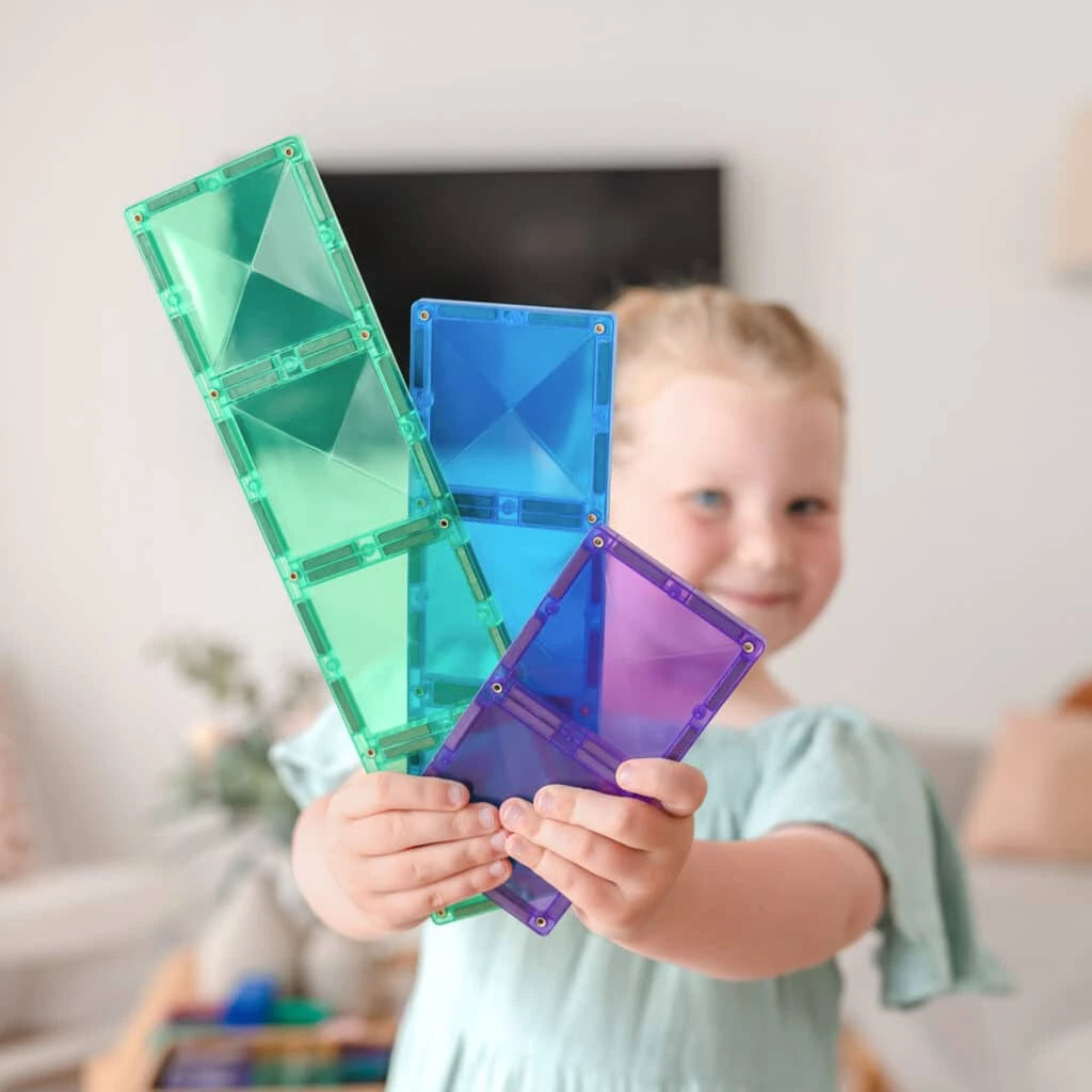 Connetix - Magnetne ploščice - Rainbow Rectangle Pack (18 kosov)