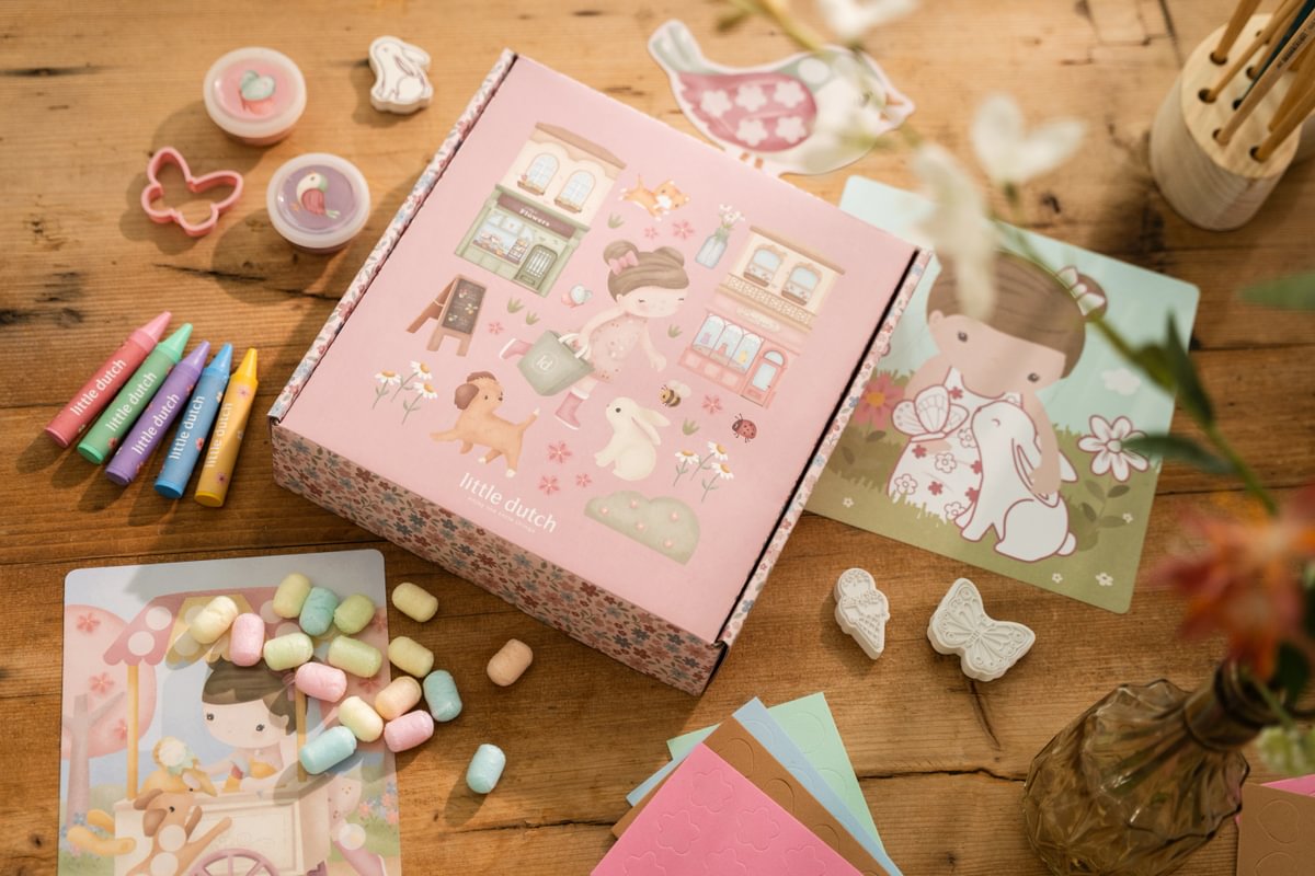 Little Dutch - Kreativna škatla XL - Rosa & Friends