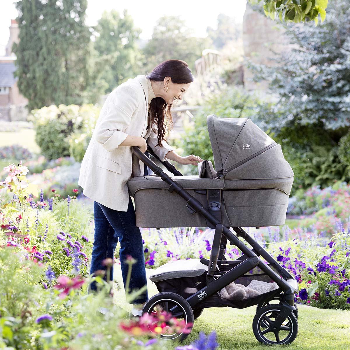 Joie - Otroški voziček Vinca™ Signature + košara Ramble™ XL - Eclipse (2v1) - S2214CAECL000 Luxbaby