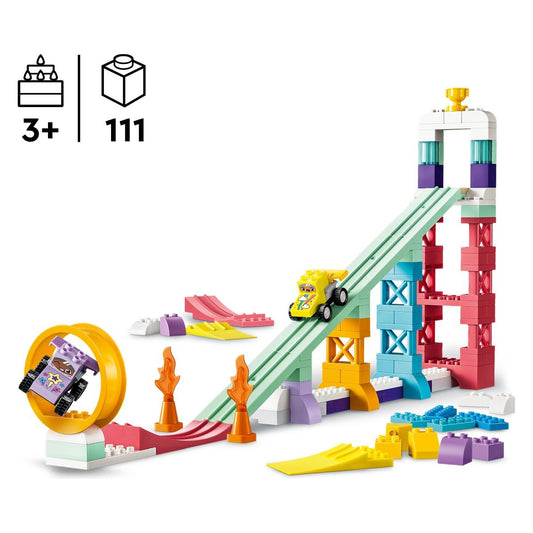 Lego Duplo - Ustvarjalne klančine z vozili - Luxbaby