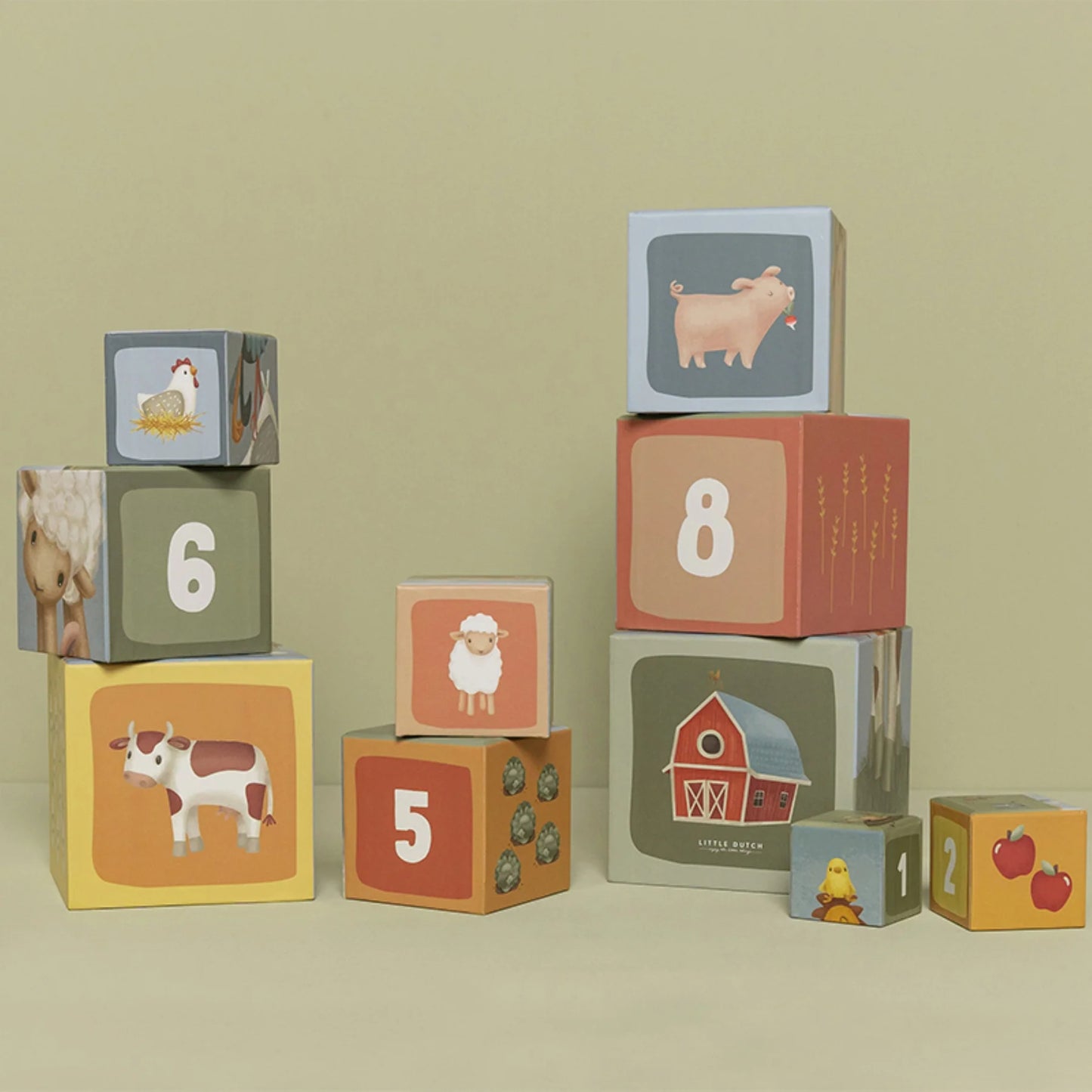 Little Dutch - Piramida iz kock - Little Farm