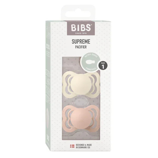BIBS - Simetrična duda Supreme, lateks - Blush/Ivory