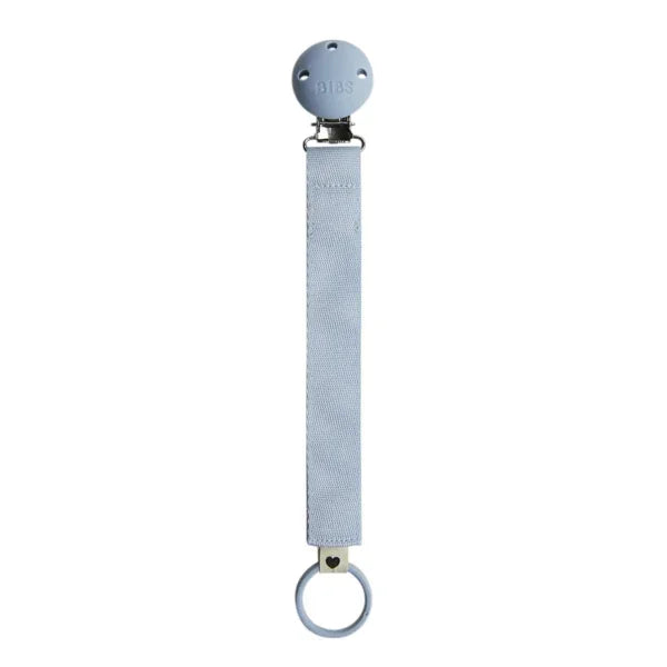 BIBS - Ribbon priponka za dudo - Dusty Blue
