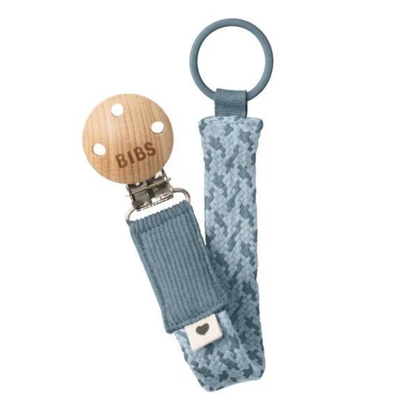 BIBS - Priponka za dudo - Petrol/Baby Blue