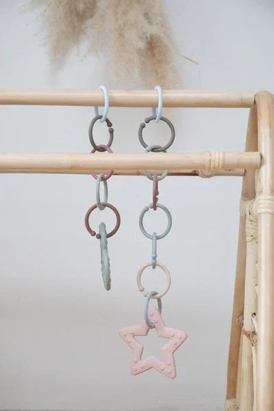 BIBS - Igralni obročki - Blue Mix