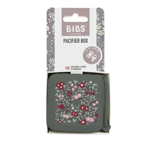 BIBS x Liberty - Škatlica za dudo - Lawn Pine