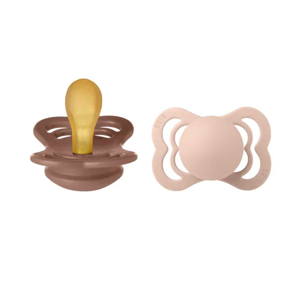 BIBS - Simetrična duda Supreme, lateks - Woodchuck/Blush - 170337 Luxbaby