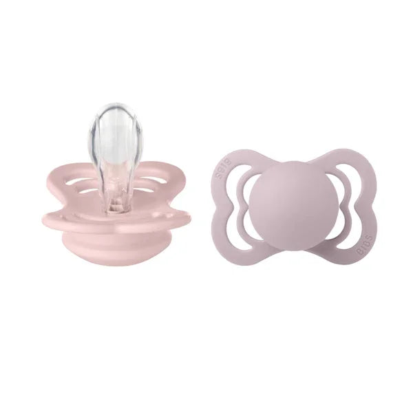 BIBS - Simetrična duda Supreme, silikon - Blossom/Dusky Lilac