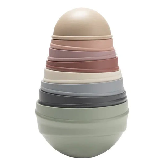 BIBS - Stolp za zlaganje - Pastel Rainbow