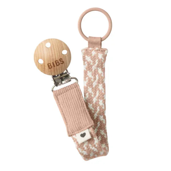 BIBS - Priponka za dudo - Blush/Ivory