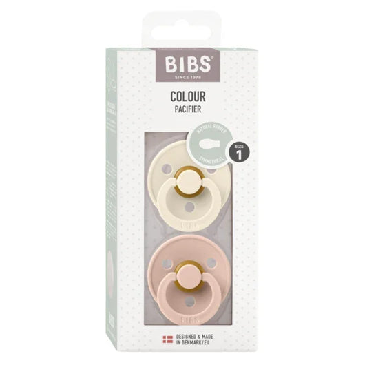BIBS - Simetrična duda Colour, lateks - Ivory/Blush - 2121417 Luxbaby