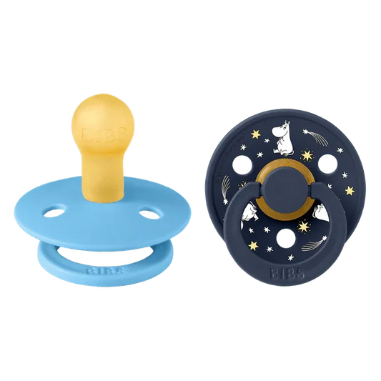 BIBS x Moomin - Okrogla duda Colour, lateks - Good Night - 11029101 Luxbaby