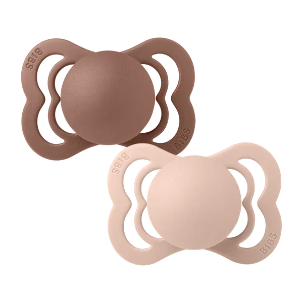 BIBS - Simetrična duda Supreme, silikon - Woodchuck/Blush