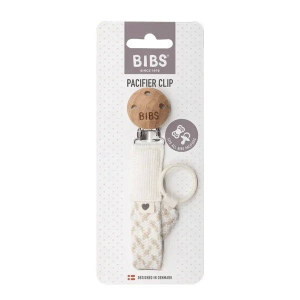 BIBS - Priponka za dudo - Ivory/Vanilla