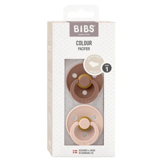 BIBS - Anatomska duda Colour, lateks - Woodchuck/Blush