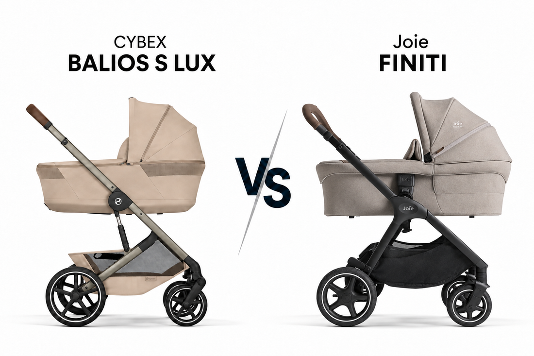 Primerjava vozičkov Cybex Balios S Lux ali Joie Finiti Signature: katerega izbrati?