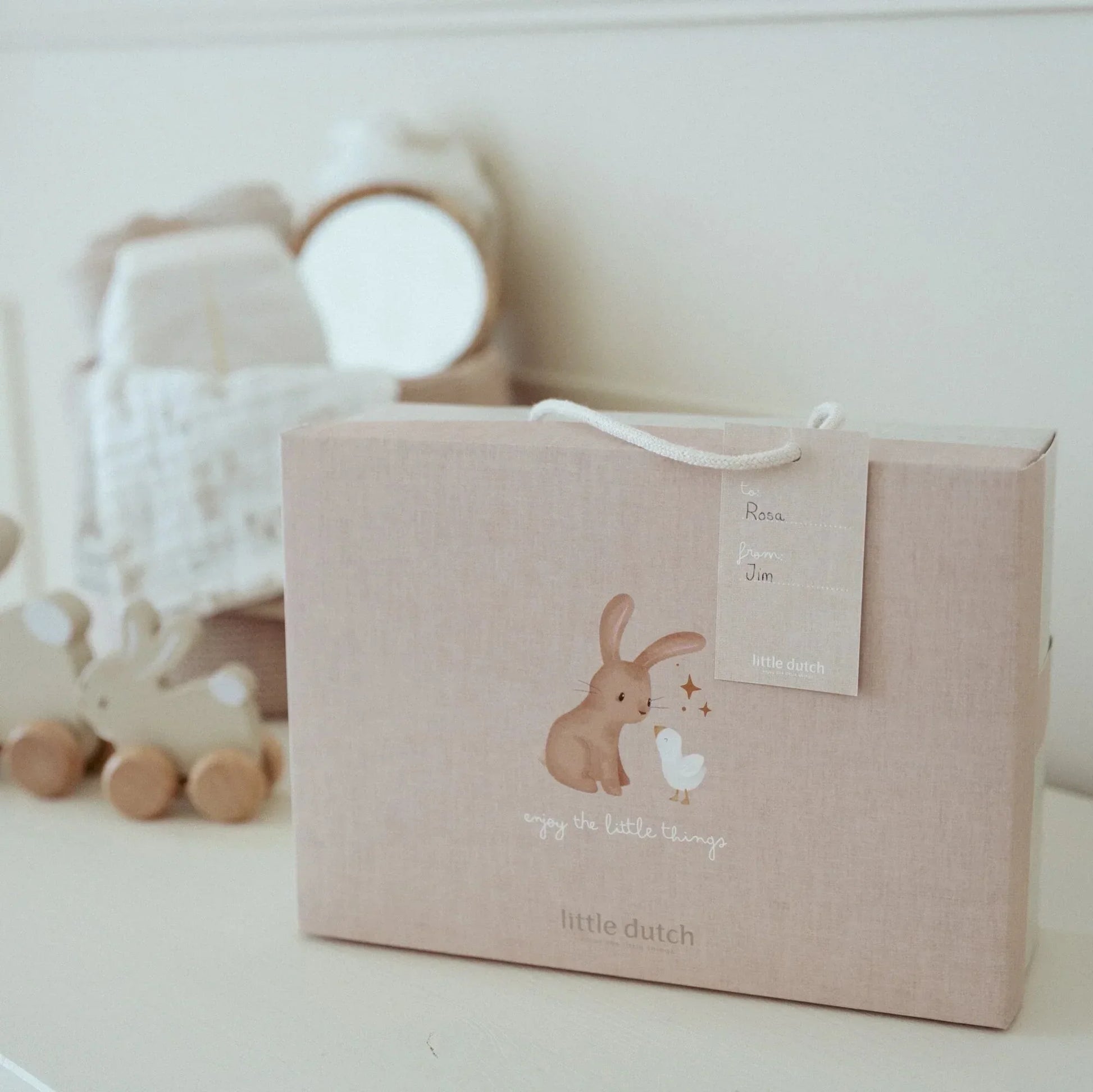 Little Dutch - Darilni paket - Komplet oblačil Beige