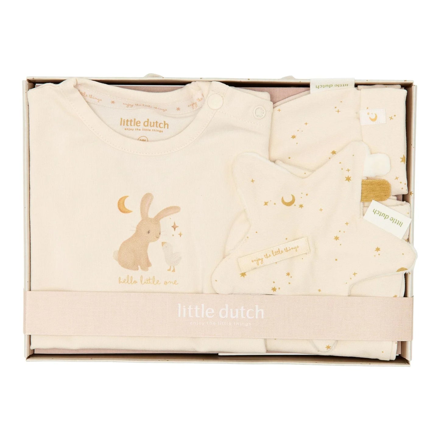 Little Dutch - Darilni paket - Komplet oblačil Beige