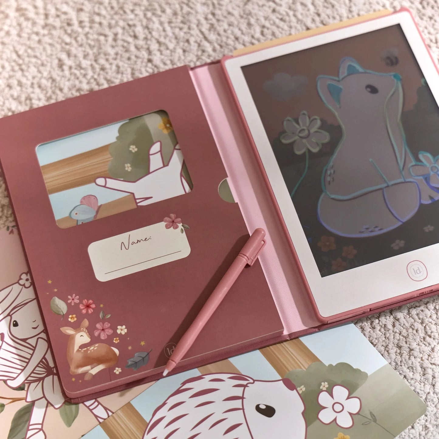 Little Dutch - Risalna tablica - Pink