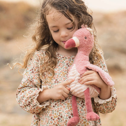 Little Dutch - Plišasta igračka - Flamingo Safari Friends (35cm)