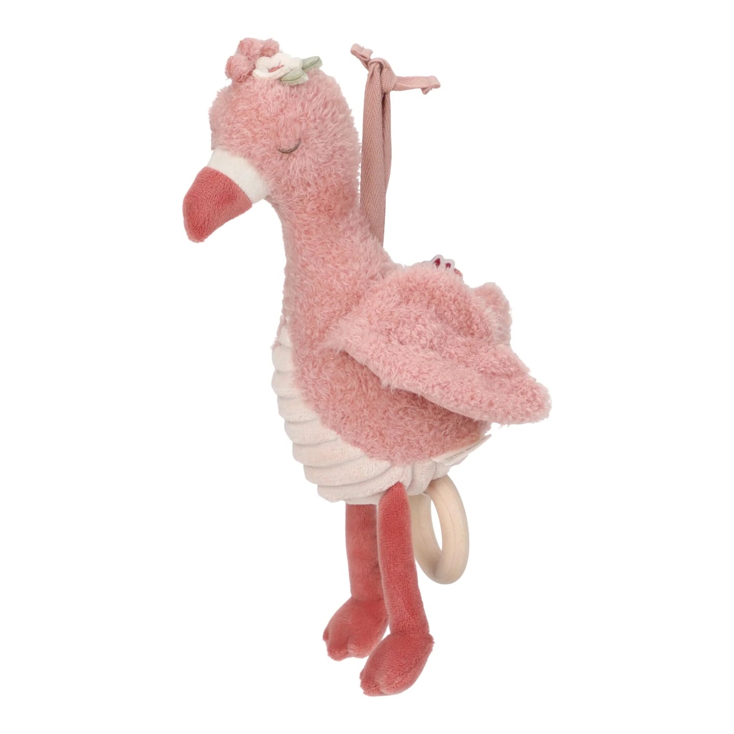 Little Dutch - Glasbena igračka flamingo - Safari Friends