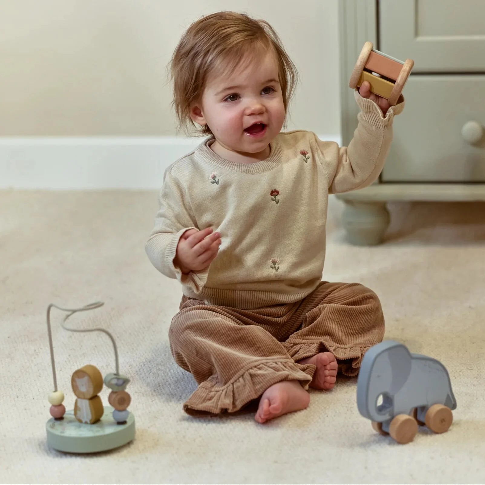 Little Dutch - Darilni paket Wood - Safari Friends