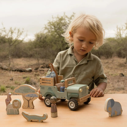 Little Dutch - Lesen safari avto z živalicami - Safari Friends