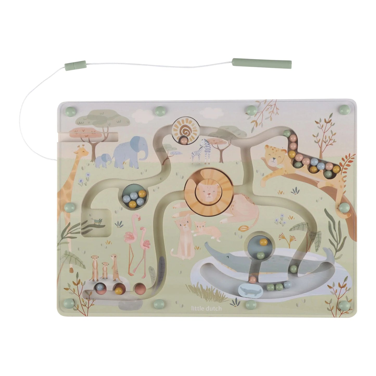 Little Dutch - Magnetni labirint - Safari Friends