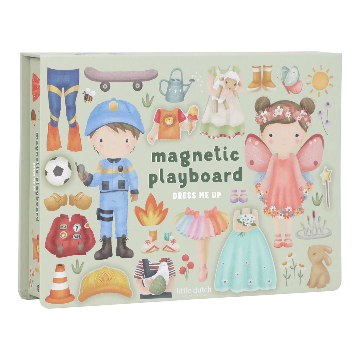 Little Dutch - Magnetna sestavljanka Dress-Up - Jim & Rosa