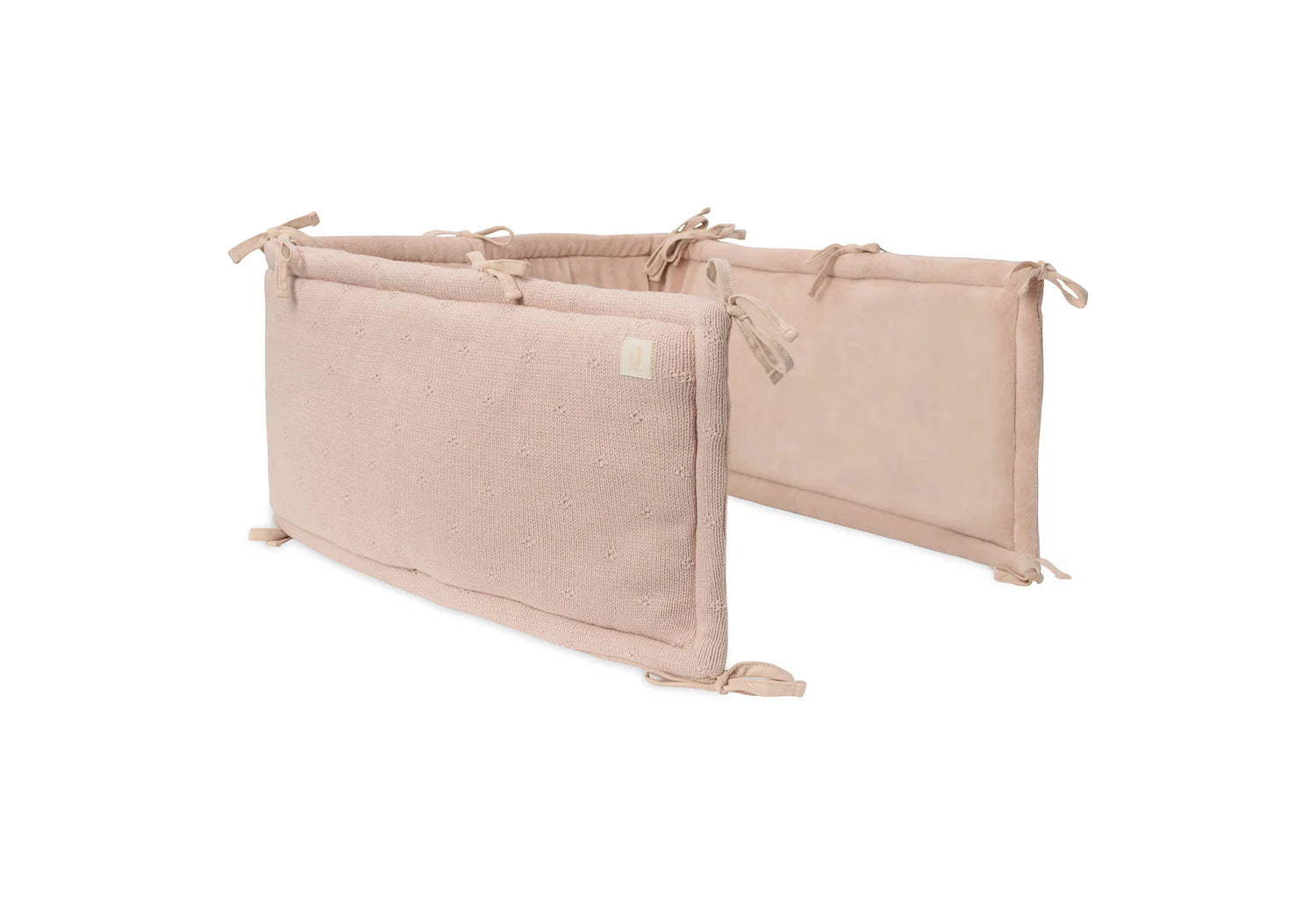 Jollein - Obroba za posteljico - Cosy Knit - Wild Rose (180x30 cm)