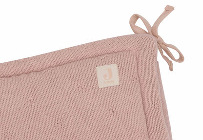 Jollein - Obroba za posteljico - Cosy Knit - Wild Rose (180x30 cm)