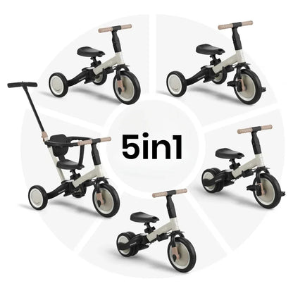 KikkaBoo - Otroški tricikel Flip - Grey (5v1) - KB31006020151 Luxbaby