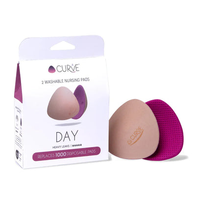 Cache Coeur - Dnevne pralne blazinice za dojenje Curve (2 kosa)