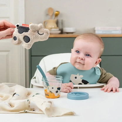 Done by Deer - Set 2 posodic za prigrizke Tiny Farm - Blue