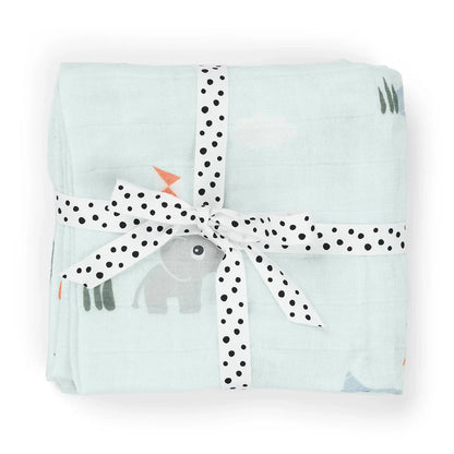 Done by Deer - Komplet tetra pleničk Playground - Blue - DBD3053782 Luxbaby