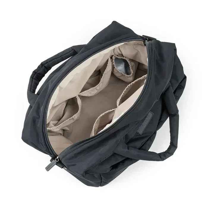 Done by Deer - Previjalna torba - Quilted Black