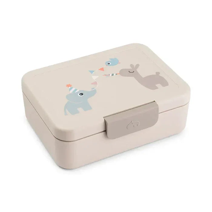 Done by Deer - Otroška posodica za malico/kosilo Celebration - Sand - DBD1256749 Luxbaby