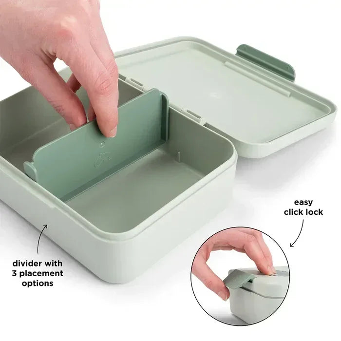 Done by Deer - Otroška posodica za malico/kosilo Playground - Green