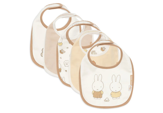 Jollein - Nepremočljivi slinčki Miffy - Family Farm (5 kosov)