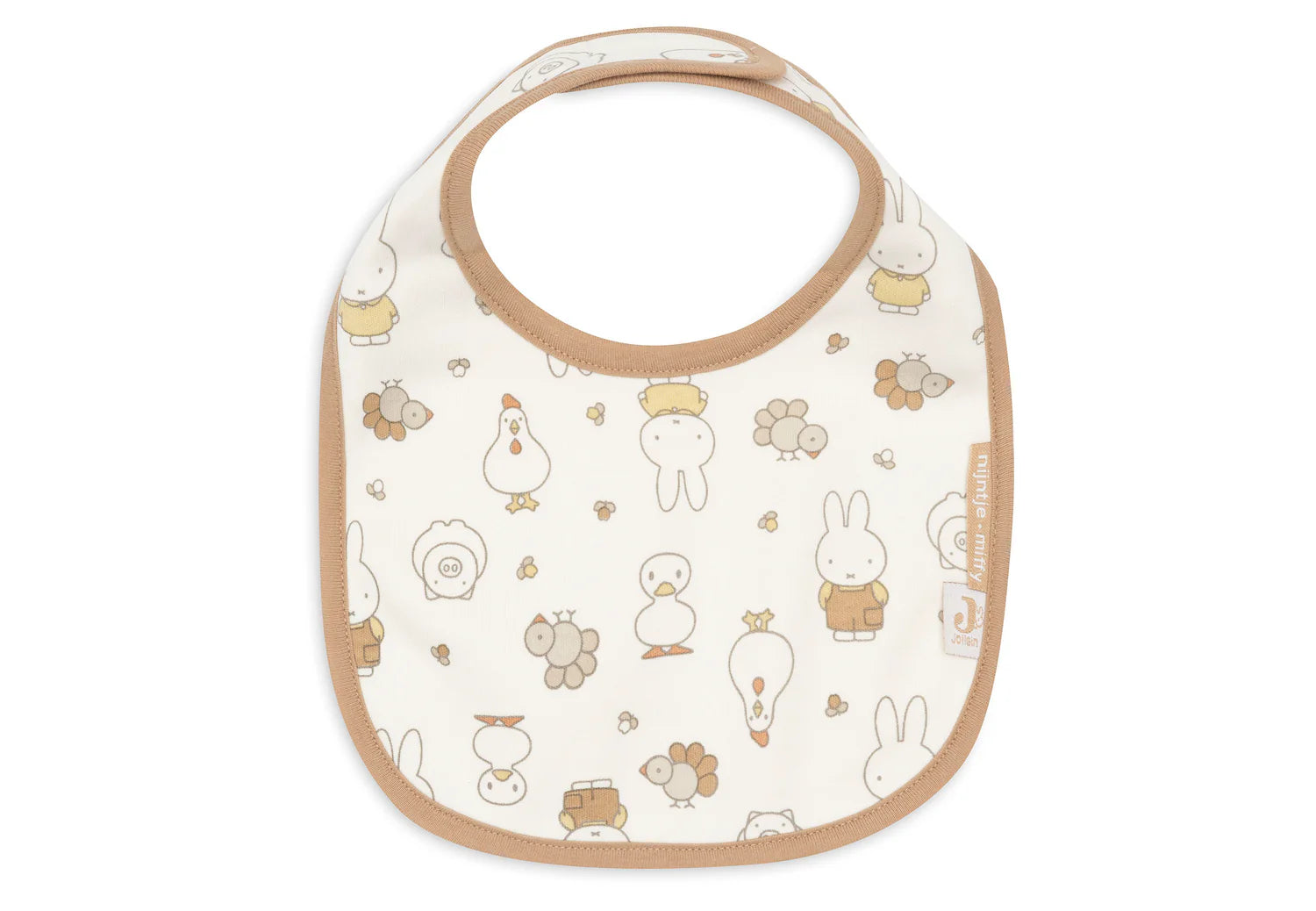Jollein - Nepremočljivi slinčki Miffy - Family Farm (5 kosov)