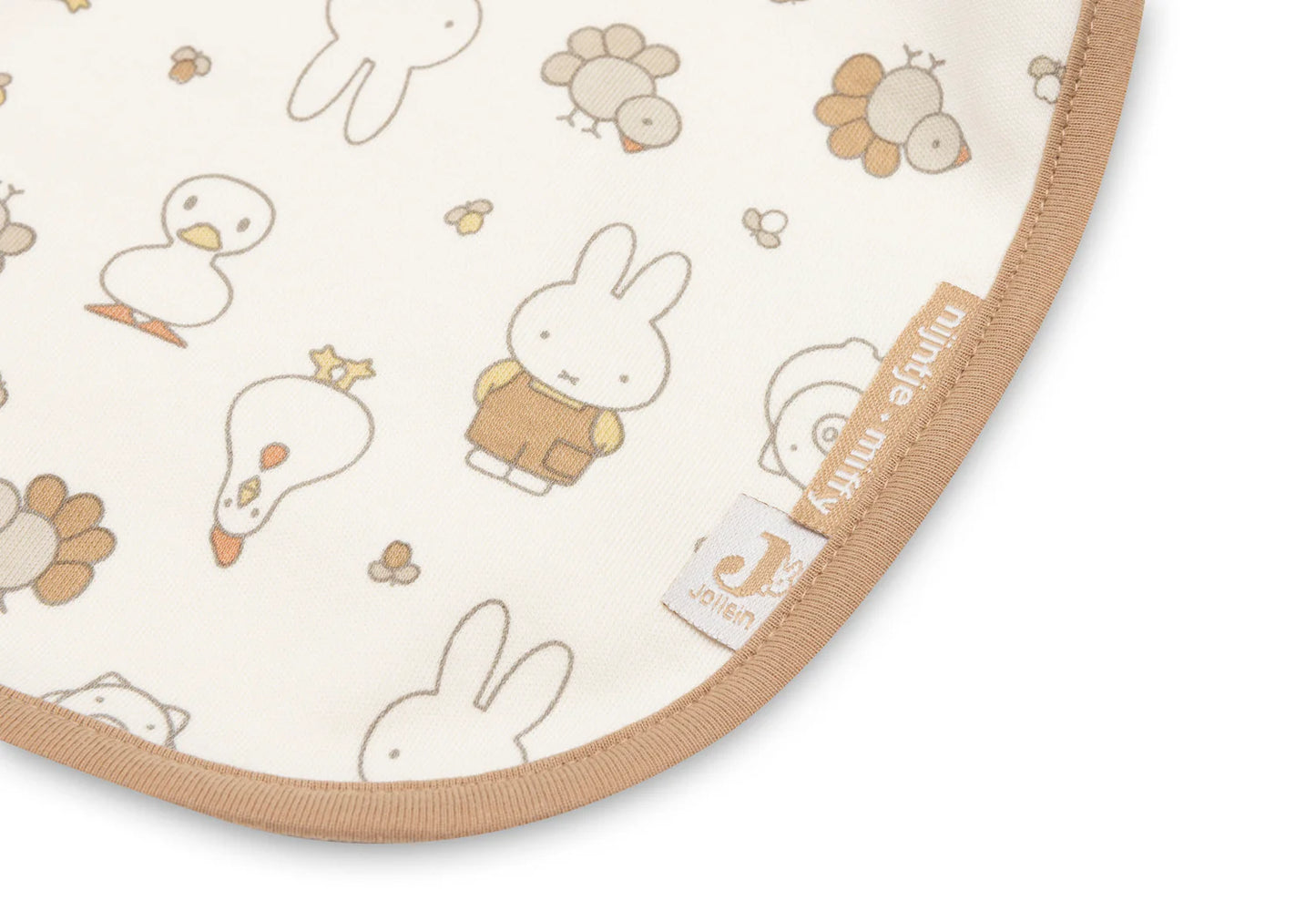 Jollein - Nepremočljivi slinčki Miffy - Family Farm (5 kosov)