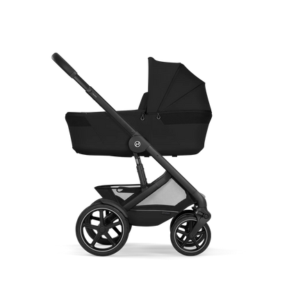 Cybex - Otroški voziček Talos S Lux z zložljivo košaro - Moon Black (2v1)