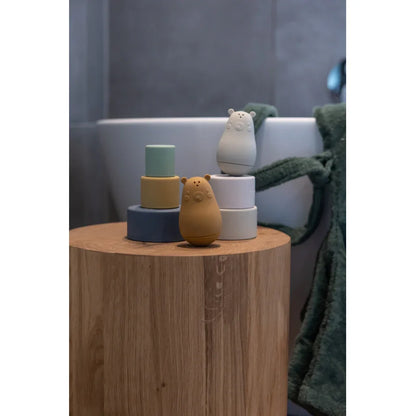 Nuuroo - Vanja silikonski stolp za zlaganje - Multi mix - NU507MM Luxbaby