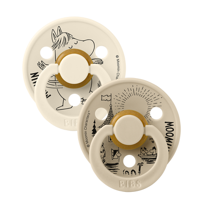 BIBS x Moomin - Okrogla duda Colour, lateks - Snorkmaiden