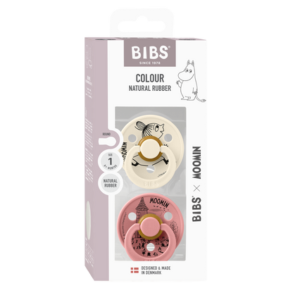 BIBS x Moomin - Okrogla duda Colour, lateks - Little My